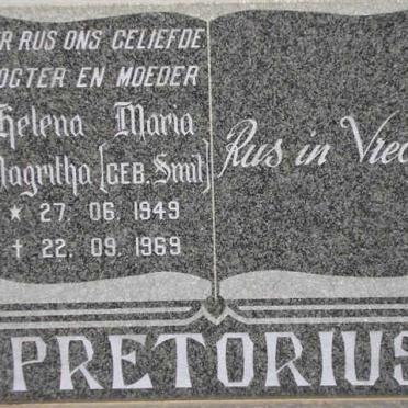 PRETORIUS Helena Maria Magritha nee SMIT 1949-1969