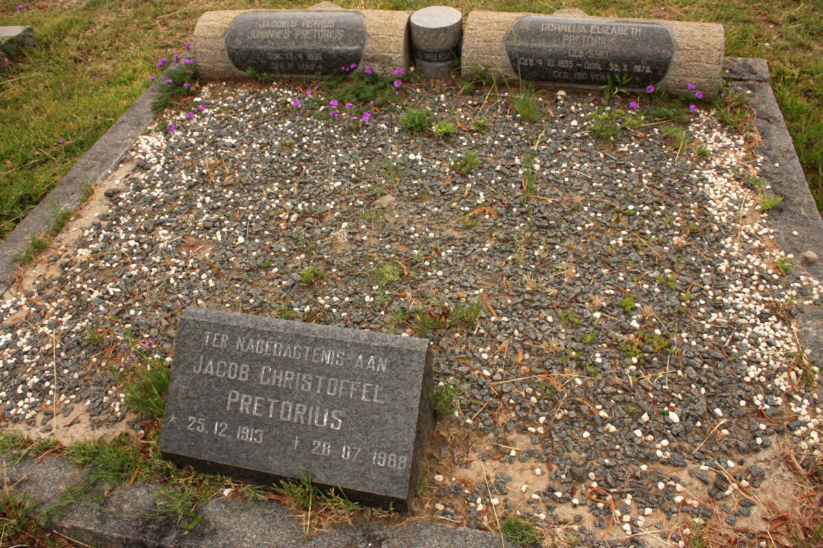 PRETORIUS Jacob Christoffel 1913-1988