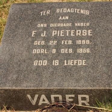 PIETERSE F.J. 1888-1956