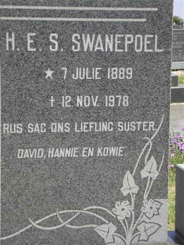 SWANEPOEL Hester Elsie Susanna 1889-1978