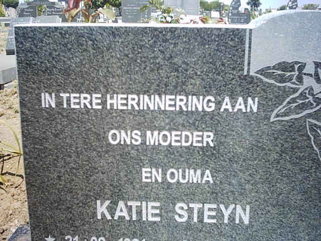 STEYN Katie