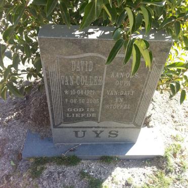 UYS David van Coller 1921-2005