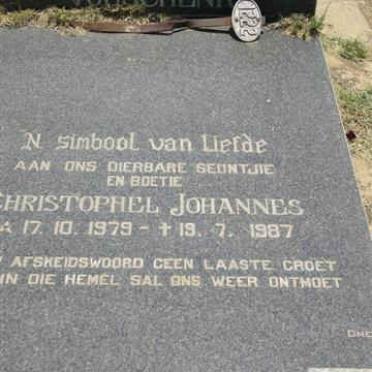 VOLSCHENK Johannes Christoffel 1979-1987