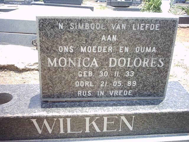 WILKEN Monica Dolores 1933-1989