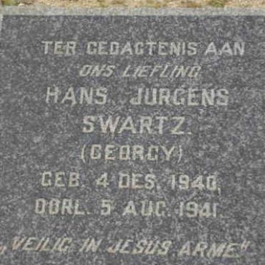 SWARTZ Hans Jurgens 1940-1941