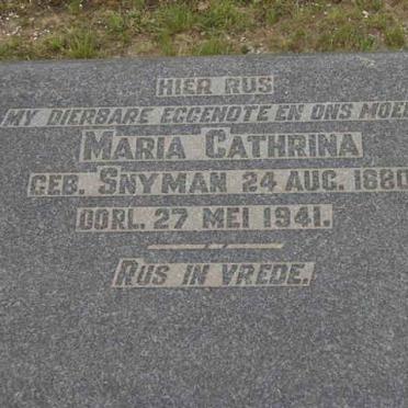 DELPORT Daniel Stephanus 1879-1949 &amp; Maria Catharina SNYMAN 1880-1941