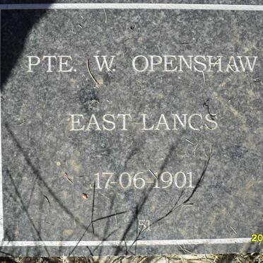 OPENSHAW W. -1901