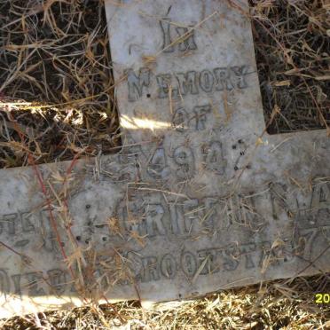 Free State, KROONSTAD, British Military Memorials