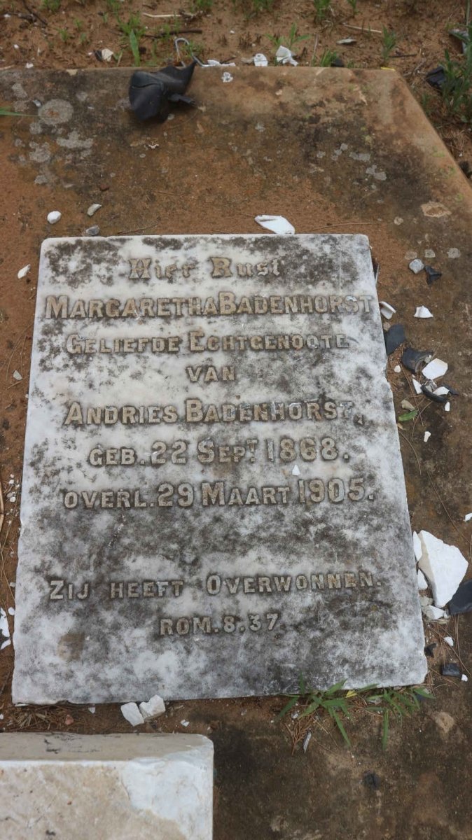 BADENHORST Margaretha 1868-1905