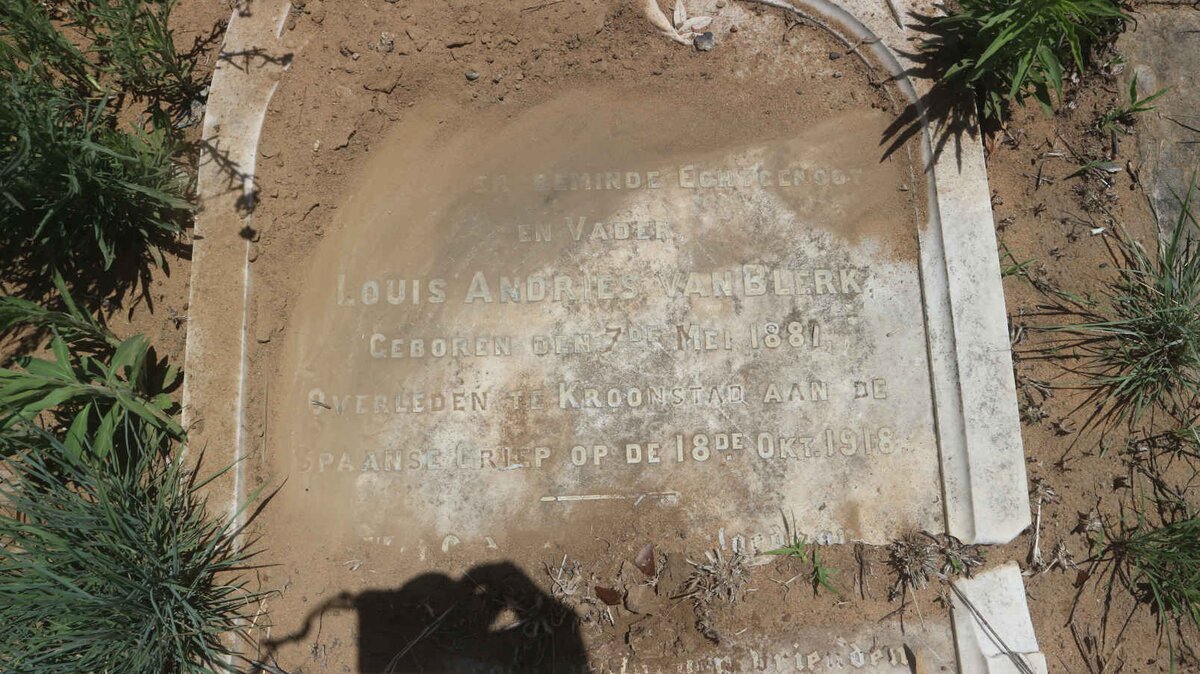 BLERK Louis Andries, van 1881-1918