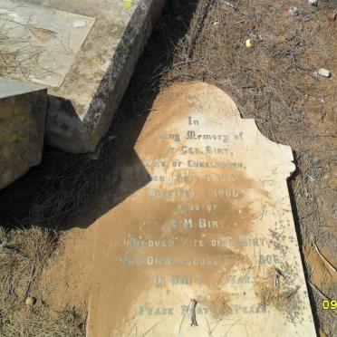 BIRT Geo 1869-1906 &amp; A.M. -1906