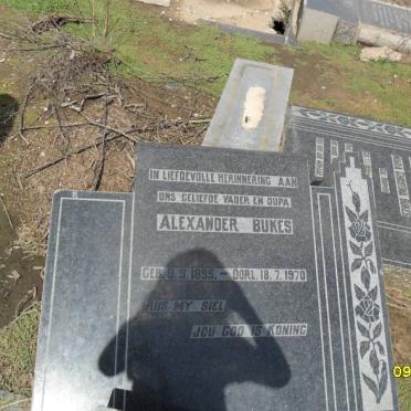 BUKES Alexander 1895-1970 &amp; Maria Christina BRUWER 1899-1954