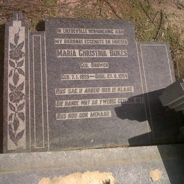 BUKES Alexander 1895-1970 &amp; Maria Christina BRUWER 1899-1954