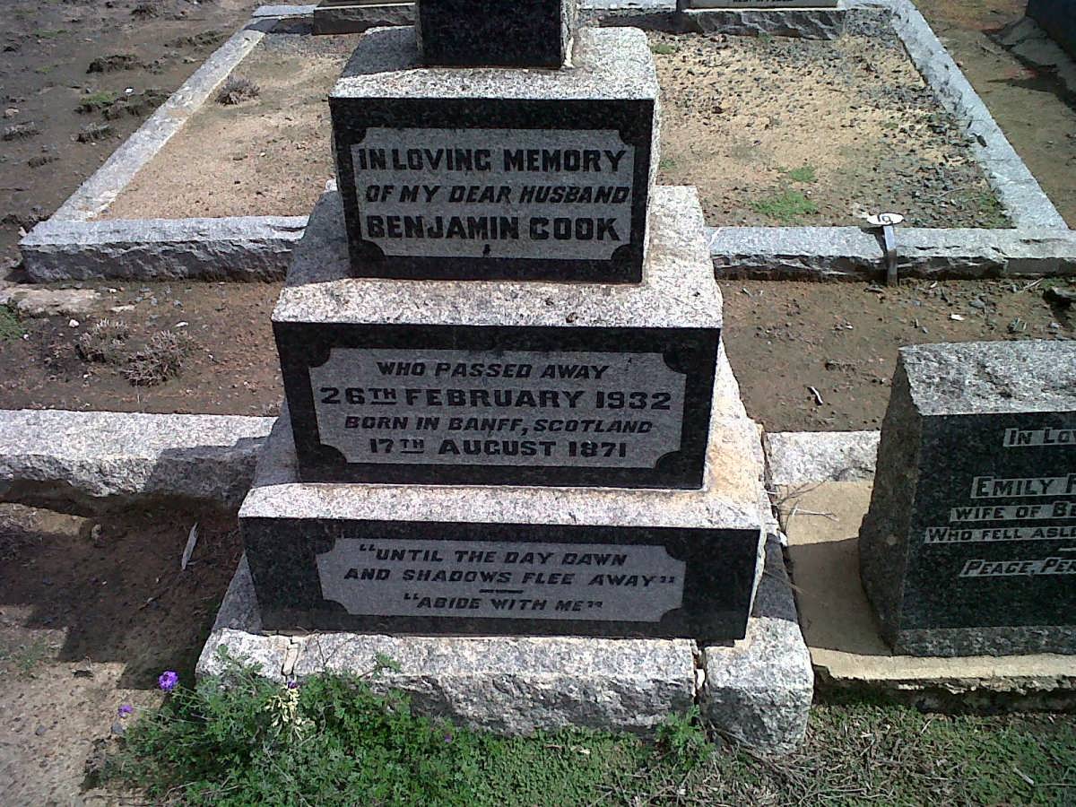 COOK Benjamin 1871-1932