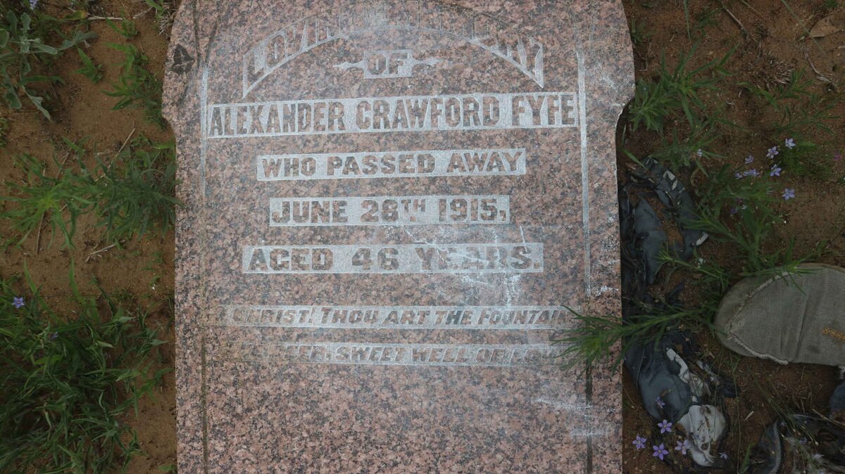 FYFE Alexander Crawford -1915