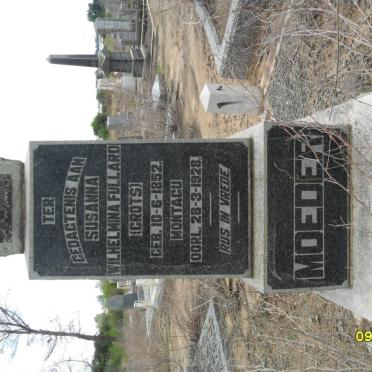 FULLARD John Edward 1852-1909 &amp; Susanna Wilhelmina CROTS 1852-1928