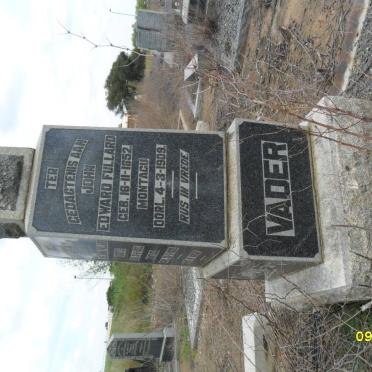 FULLARD John Edward 1852-1909 &amp; Susanna Wilhelmina CROTS 1852-1928