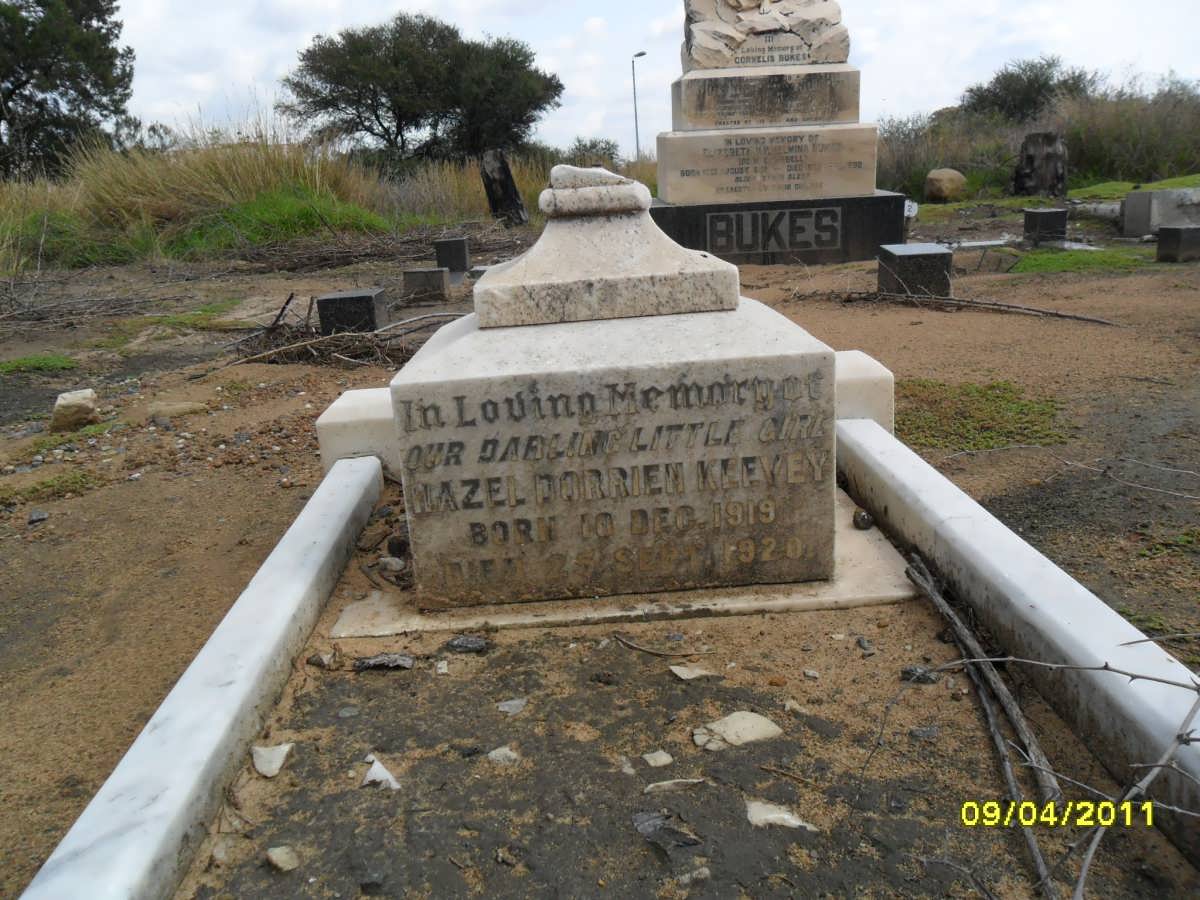 KEEVEY Hazel Dorrien 1919-1920