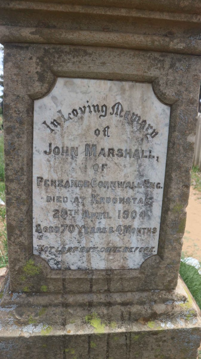 MARSHALL John -1904