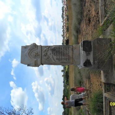 MALHERBE Elizabeth nee V.D. MERWE 1872-1910