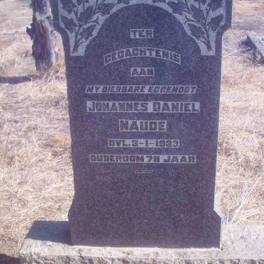 NAUDE Johannes Daniel -1933