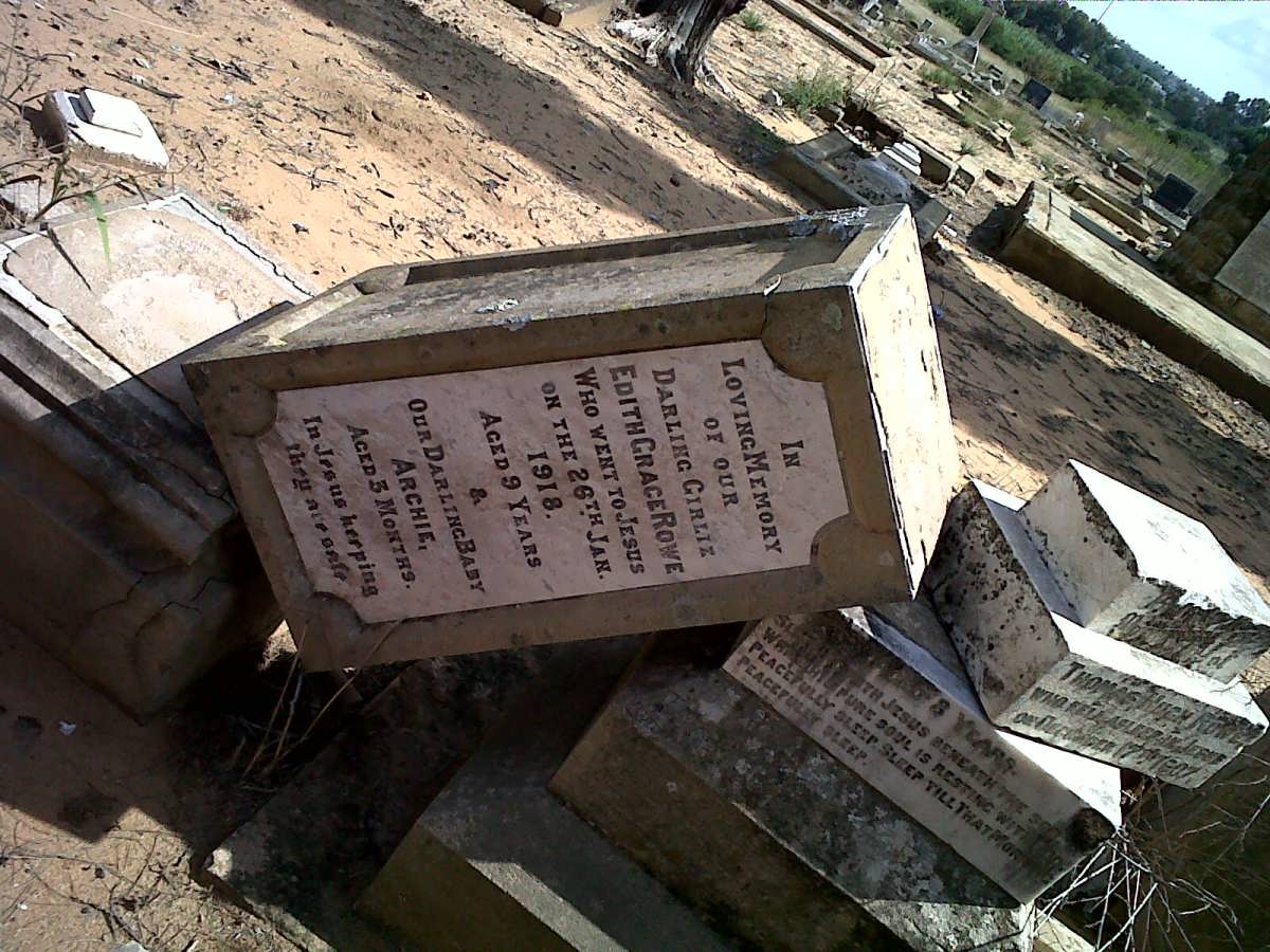 ROWE Edith Grace -1918 :: ROWE Archie