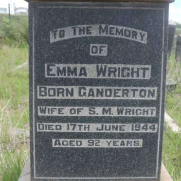 WRIGHT Emma nee GANDERTON -1944