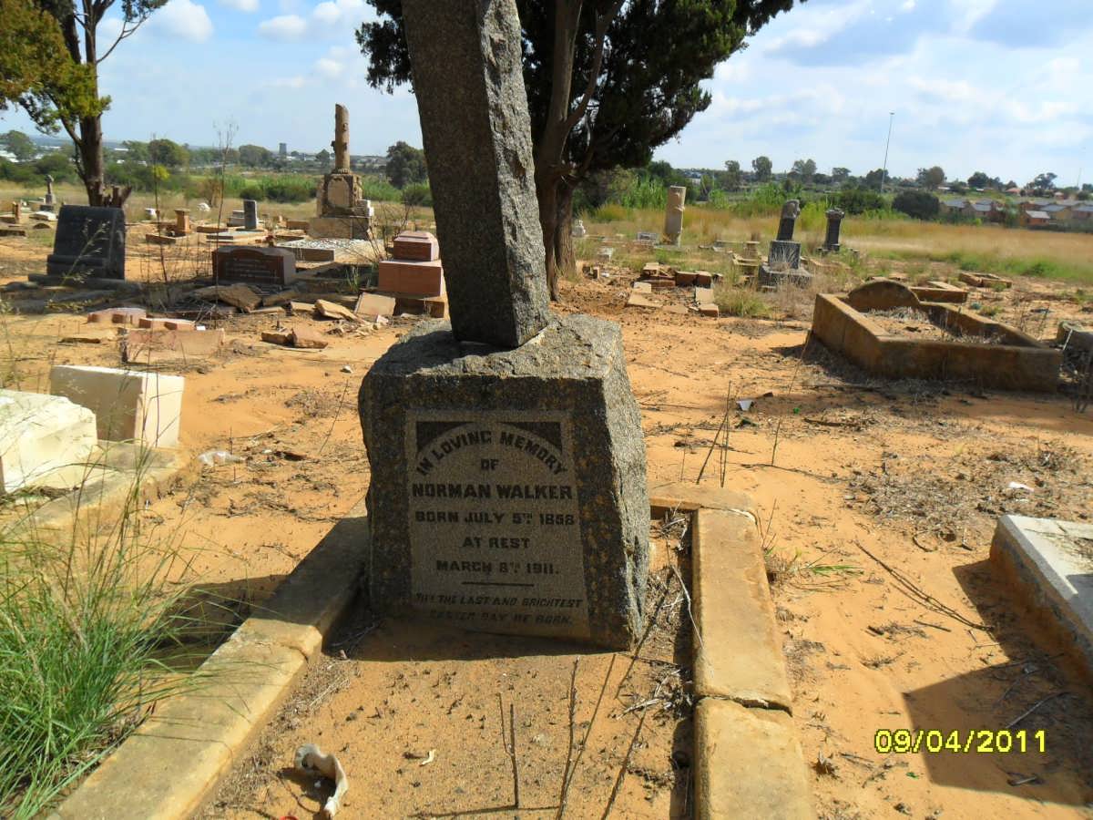 WALKER Norman 1858-1911