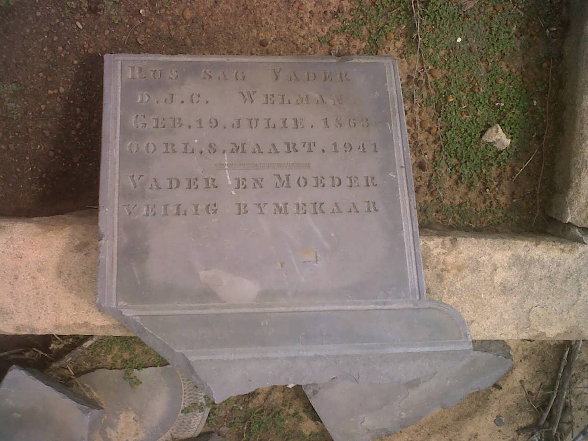 WELMAN Daniel Johannes Christoffel 1863-1944 _2