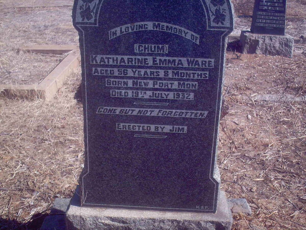 WARE Katharine Emma -1932