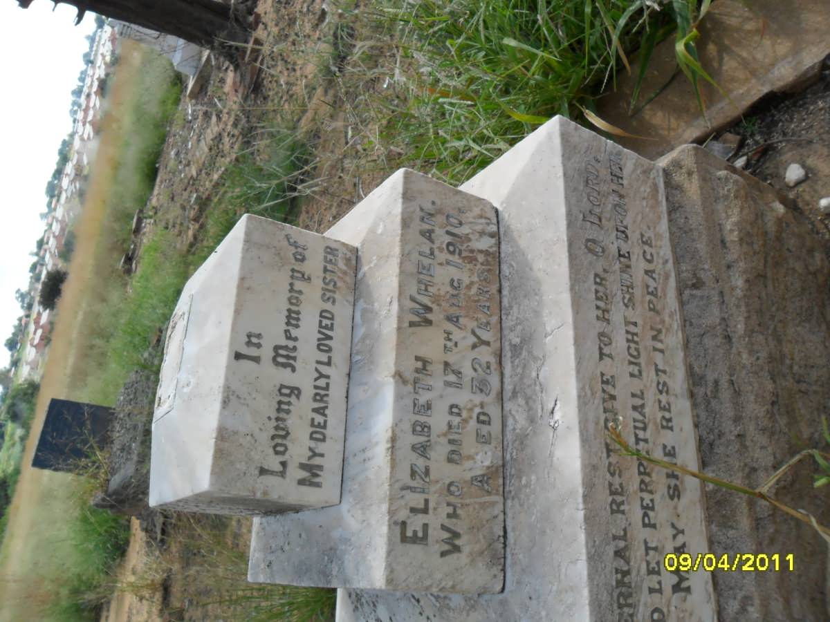 WHELAN Elizabeth -1910