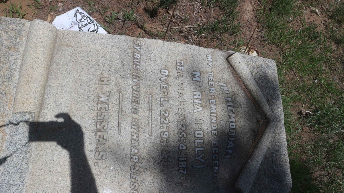 WESSELS Maria nee MAREE 187?-1901