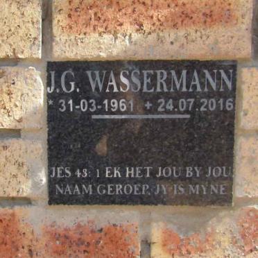 WASSERMANN J.G. 1961-2016