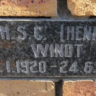 WINDT H.S.C. 1920-2004