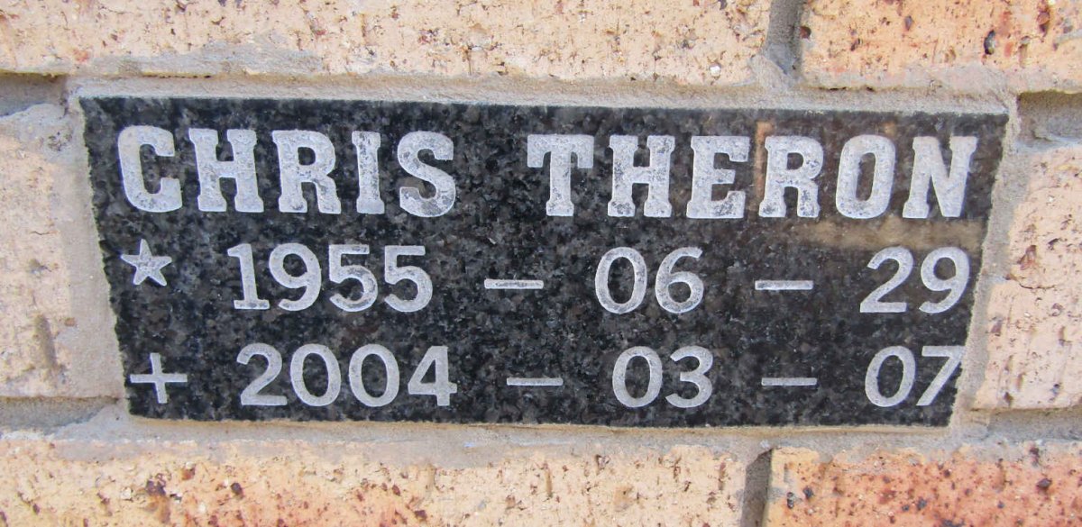 THERON Chris 1955-2004