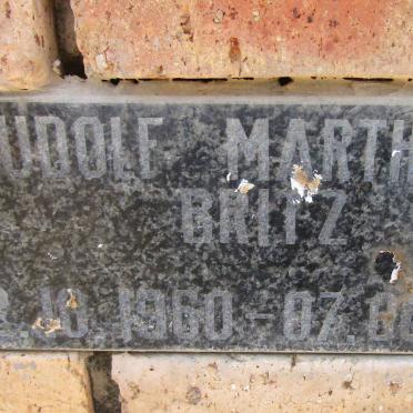 BRITZ Rudolf Marthinus 1960-2009