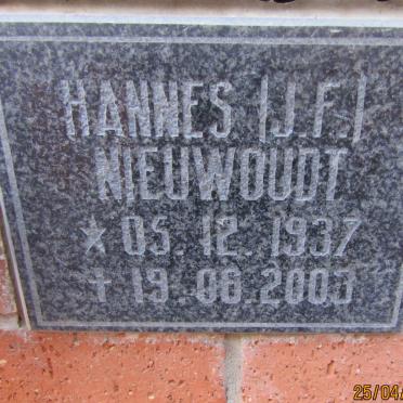 NIEUWOUDT J.F. 1937-2003
