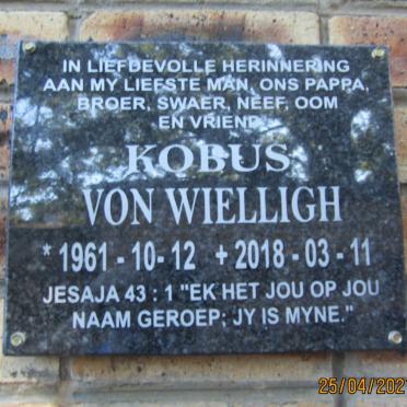 WIELLIGH Kobus, von 1961-2018