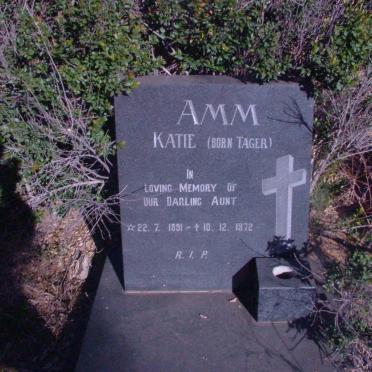 AMM Katie nee TAGER 1891-1972