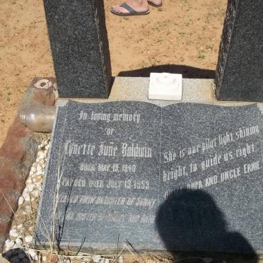 BALDWIN Lynette June 1940-1953