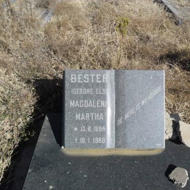 BESTER Magdalena Martha nee ELS 1894-1980