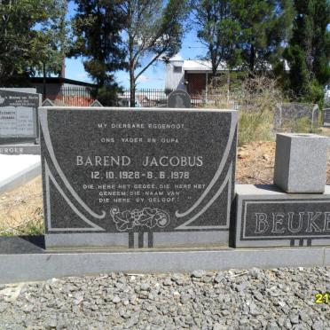 BEUKES Barend Jacobus 1928-1978