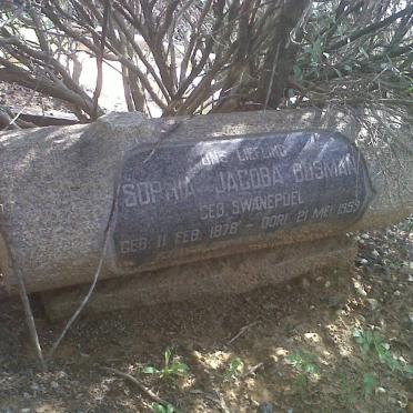 BOSMAN Sophia Jacoba nee SWANEPOEL 1878-1959