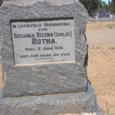 BOTHA Susanna Helena -1956