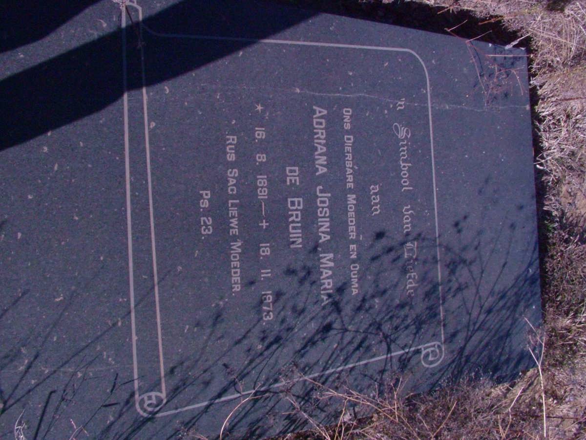 BRUIN Adriana Josina Maria, de 1891-1973