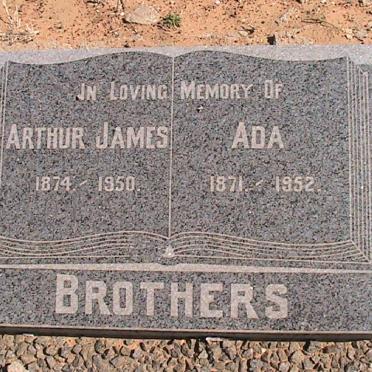 BROTHERS Arthur James 1874-1950 &amp; Ada 1871-1952