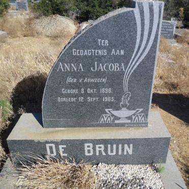 BRUIN Anna Jacoba, de geb V.ASWEGEN 1896-1965