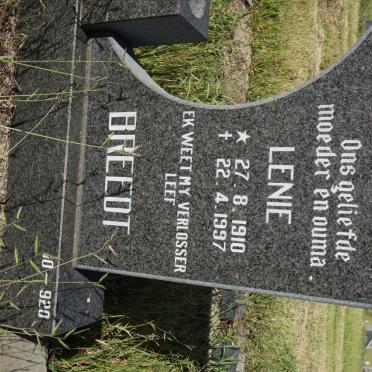 BREEDT Lenie 1910-1997