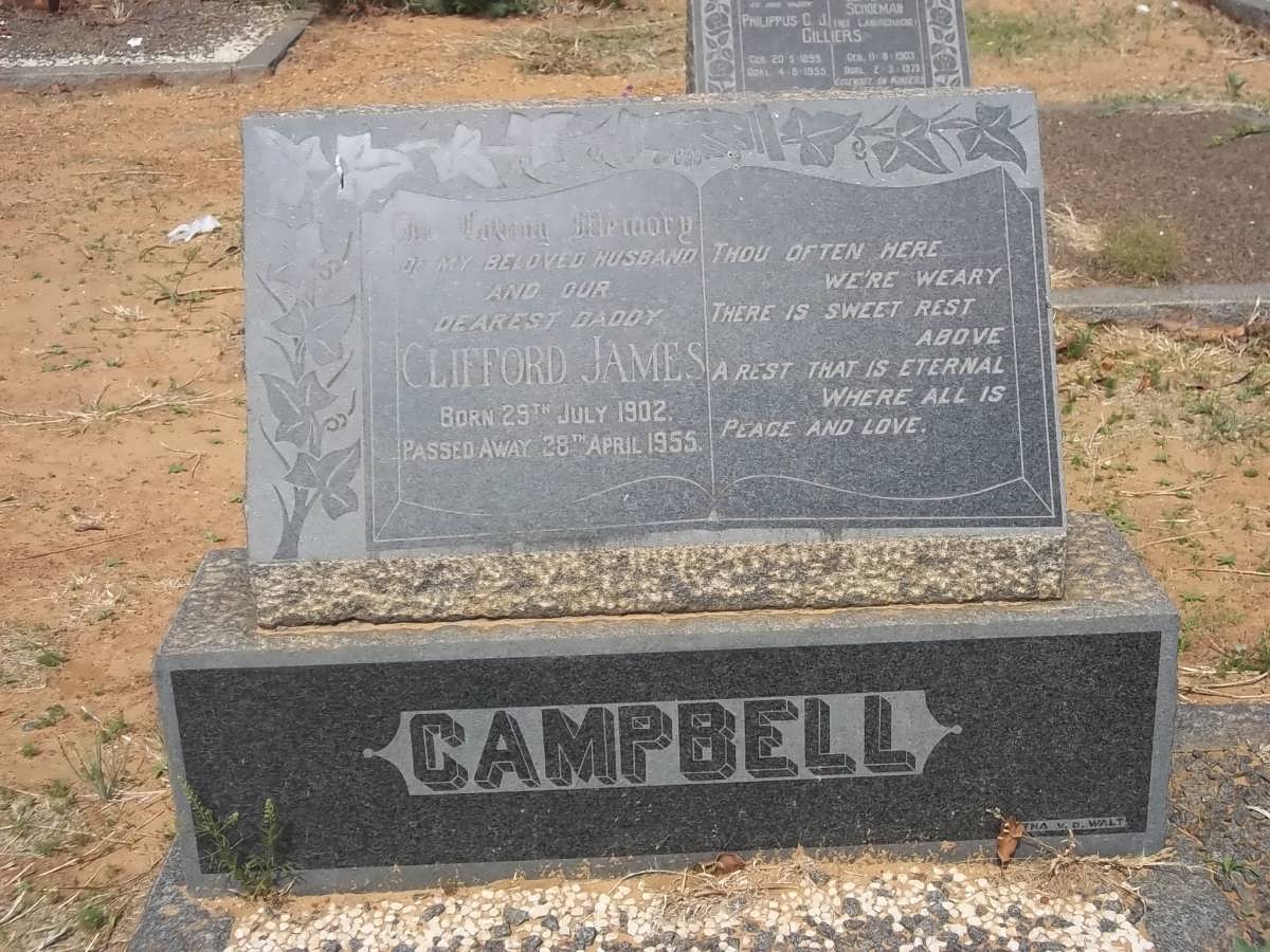 CAMPBELL Clifford James 1902-1955