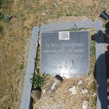 CARFF Ritha 1962-1962